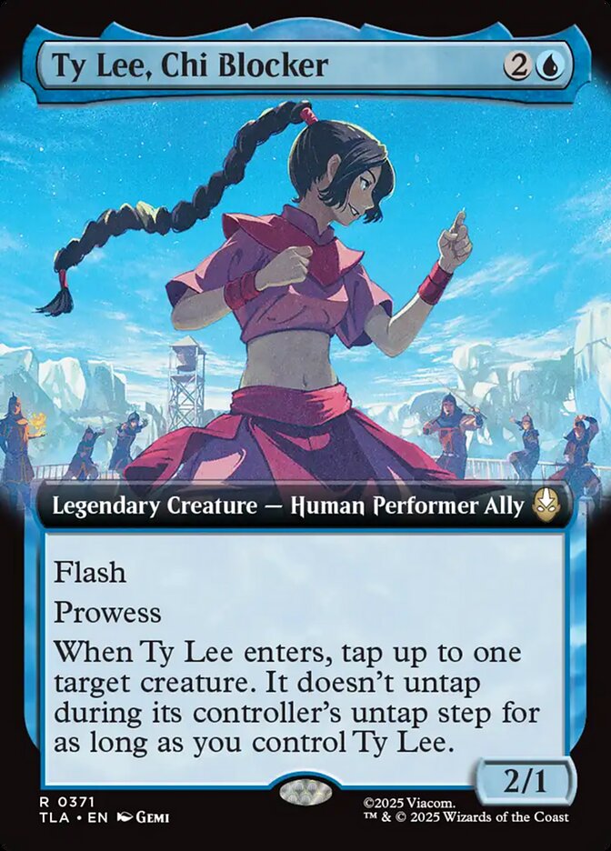 Ty Lee Chi Blocker Extended Art 371 (Avatar: The Last Airbender)  - Extended Art | Good Games Adelaide SA
