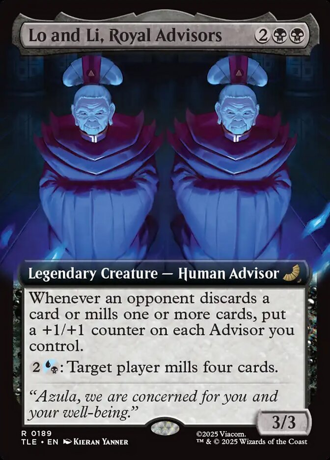Lo and Li, Royal Advisors 189 (Avatar: The Last Airbender: Eternal-Legal)  - Foil | Good Games Adelaide SA