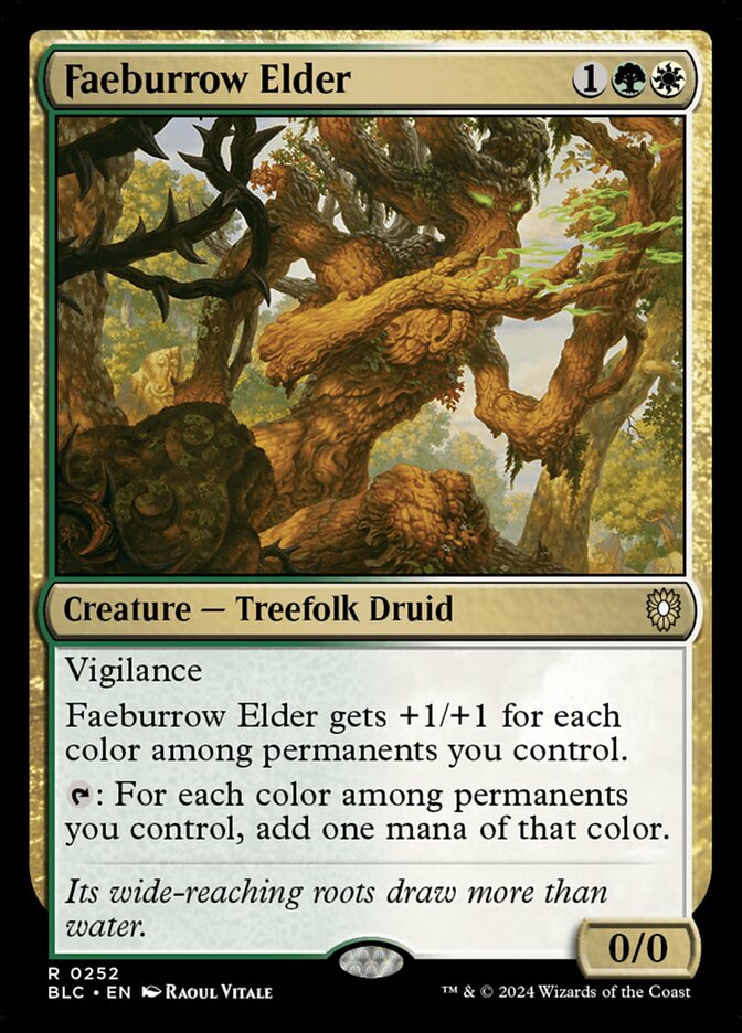 Faeburrow Elder 252 (Commander: Bloomburrow)  | Good Games Adelaide SA