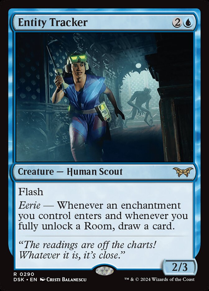 Entity Tracker (Lurking Evil) 290 (Duskmourn: House of Horror)  - Foil | Good Games Adelaide SA