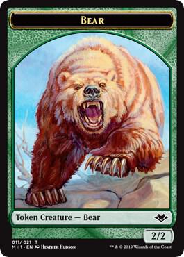 Bear Token 11 (Modern Horizons)  - Foil | Good Games Adelaide SA