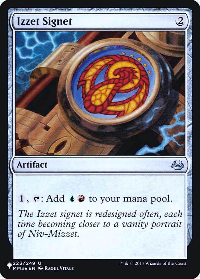 Izzet Signet 223 (The List Reprints)  - Foil | Good Games Adelaide SA