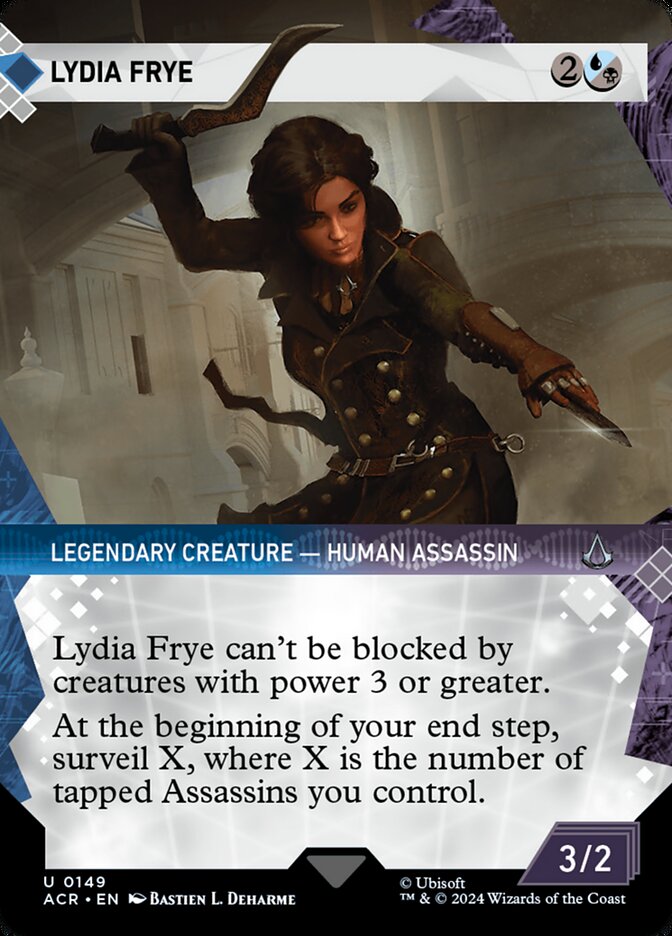 Lydia Frye 149 (Universes Beyond: Assassin's Creed)  - Foil | Good Games Adelaide SA