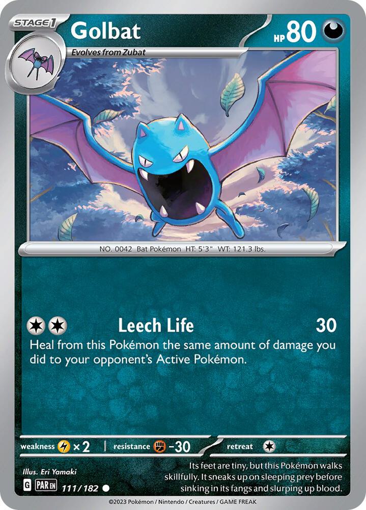 Golbat 111/182 (SV04: Paradox Rift)  - Reverse Holofoil | Good Games Adelaide SA