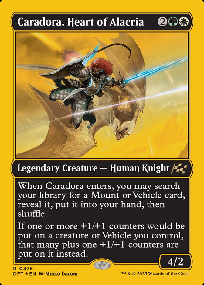 Caradora, Heart of Alacria 476 (Aetherdrift)  - Foil | Good Games Adelaide SA