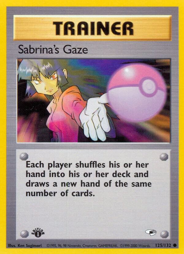 Sabrinas Gaze 125/132 (Gym Heroes)  - 1st Edition | Good Games Adelaide SA