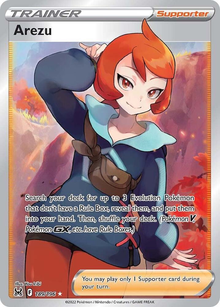 Arezu Full Art 189/196 (SWSH11: Lost Origin)  - Holofoil | Good Games Adelaide SA