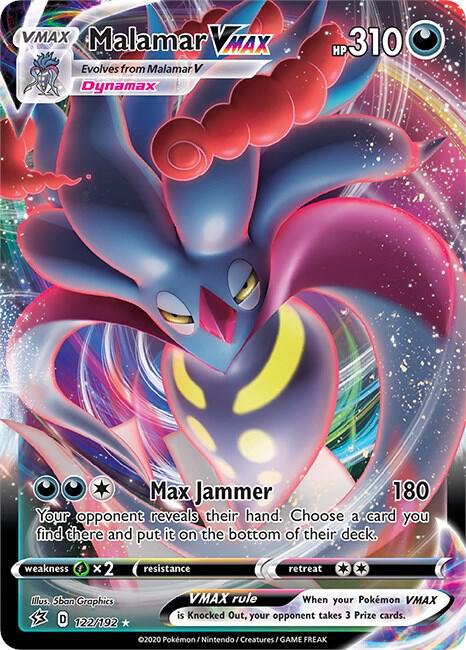 Malamar VMAX 122/192 (SWSH02: Rebel Clash)  - Holofoil | Good Games Adelaide SA