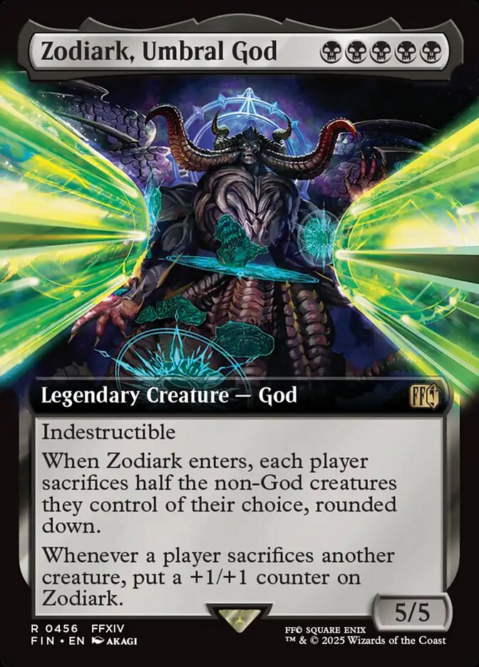 Zodiark, Umbral God 456/309 (FINAL FANTASY)  - Extended Art Foil | Good Games Adelaide SA