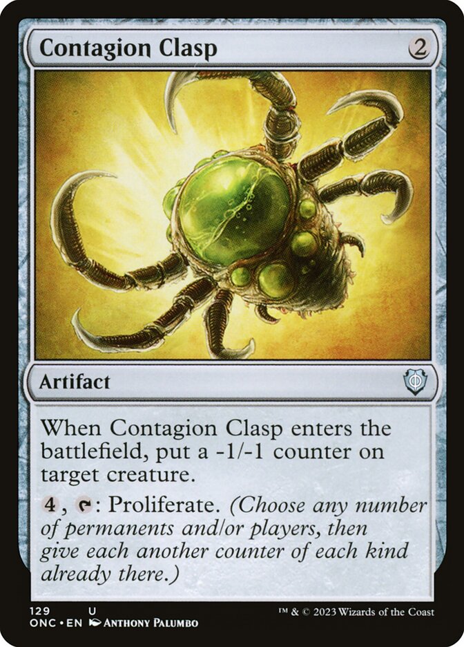 Contagion Clasp 129 (Commander: Phyrexia: All Will Be One)  | Good Games Adelaide SA