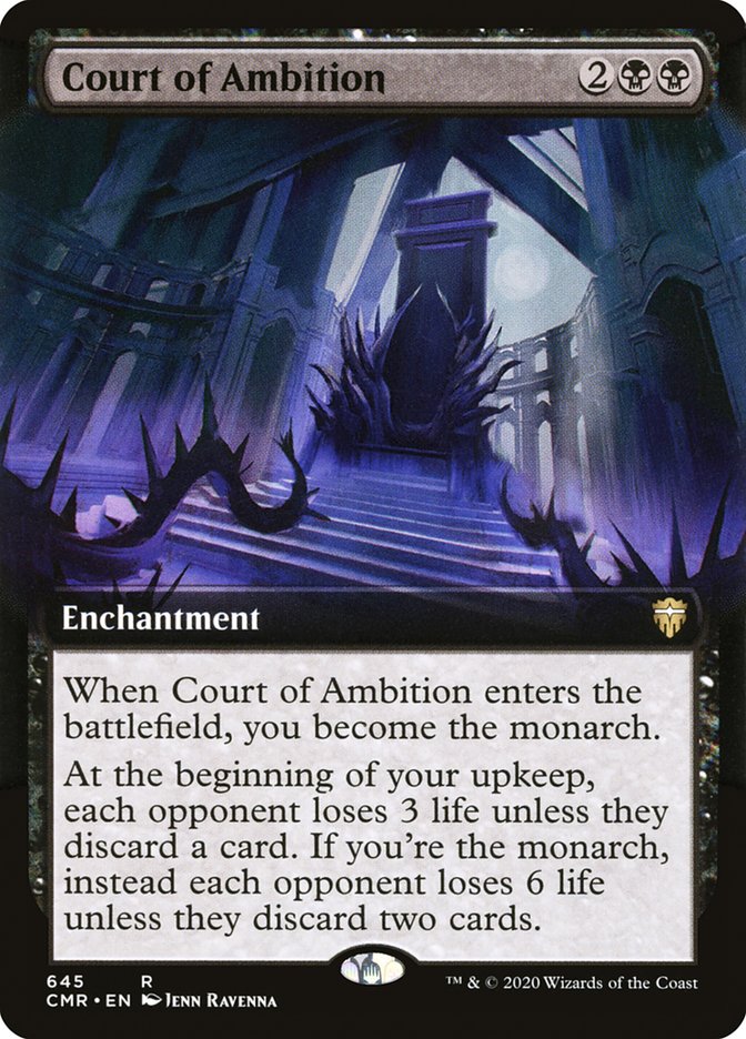 Court of Ambition 645 (Commander Legends)  - Extended Art Foil | Good Games Adelaide SA