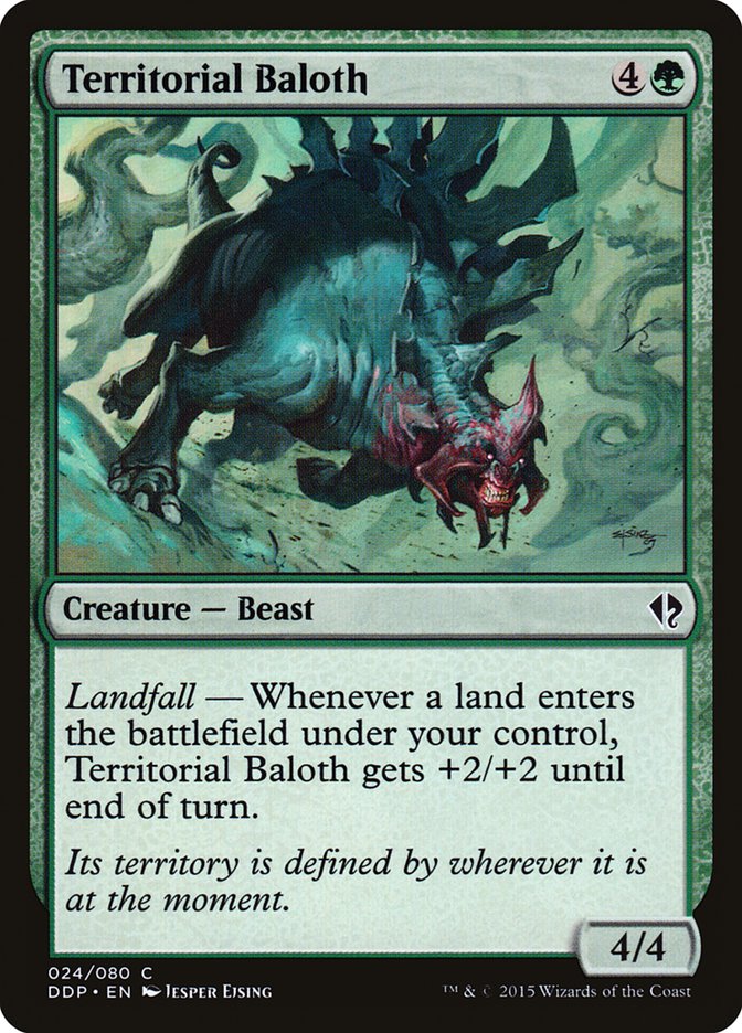 Territorial Baloth 24 (Duel Decks: Zendikar vs. Eldrazi)  | Good Games Adelaide SA