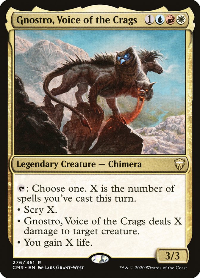 Gnostro, Voice of the Crags 276 (Commander Legends)  - Foil | Good Games Adelaide SA