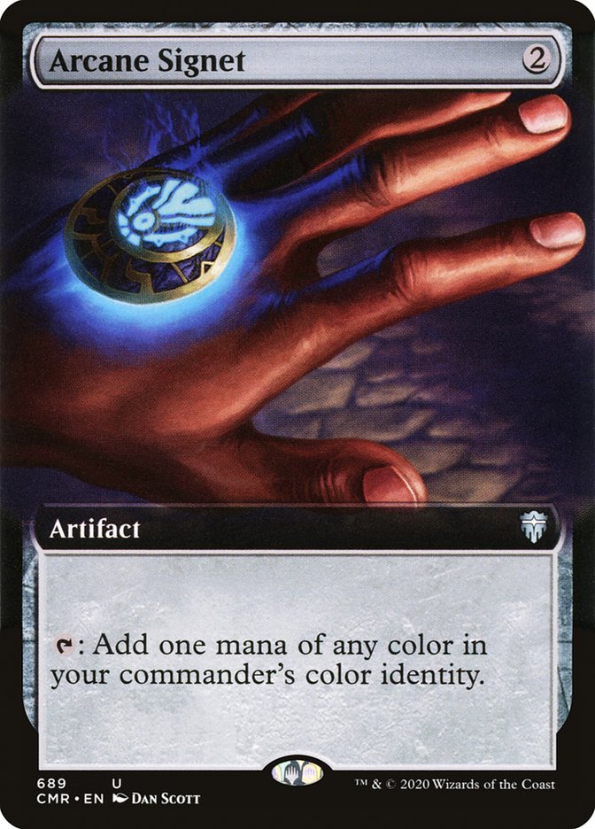 Arcane Signet 689 (Commander Legends)  - Extended Art Foil | Good Games Adelaide SA