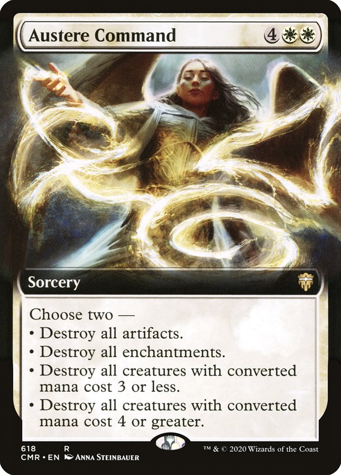Austere Command 618 (Commander Legends)  - Extended Art | Good Games Adelaide SA