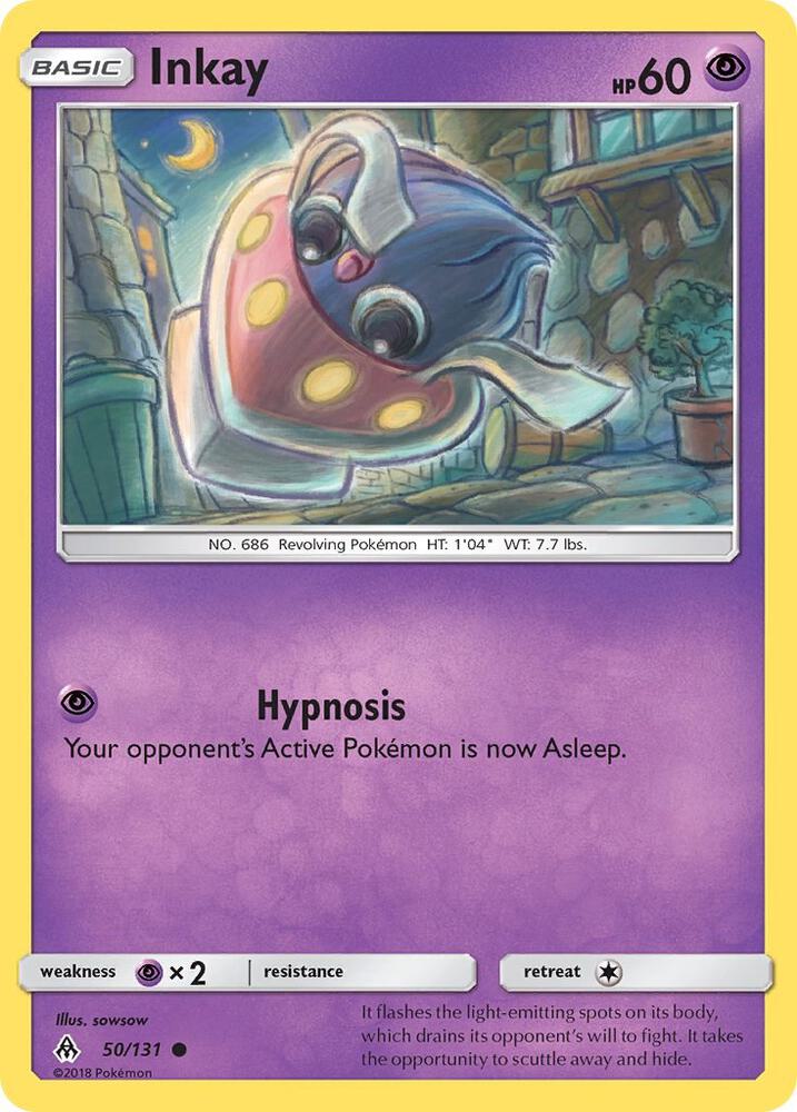 Inkay 50/131 (SM - Forbidden Light)  | Good Games Adelaide SA