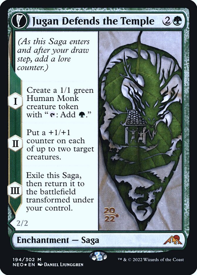 Jugan Defends the Temple // Remnant of the Rising Star 194 (Prerelease Cards)  - Foil | Good Games Adelaide SA