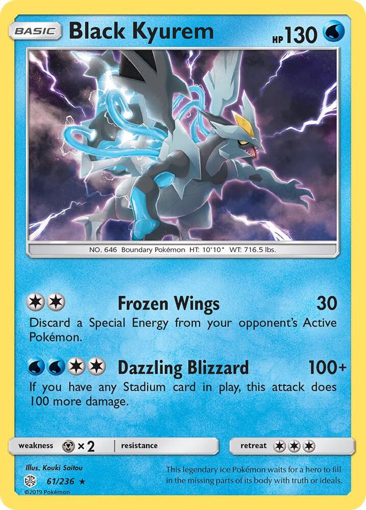 Black Kyurem 61/236 (SM - Cosmic Eclipse)  - Holofoil | Good Games Adelaide SA
