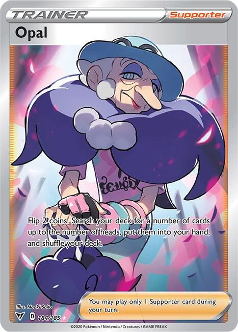 Opal Full Art 184/185 (SWSH04: Vivid Voltage)  - Holofoil | Good Games Adelaide SA