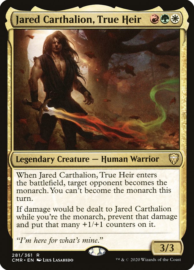 Jared Carthalion, True Heir 281 (Commander Legends)  - Foil | Good Games Adelaide SA