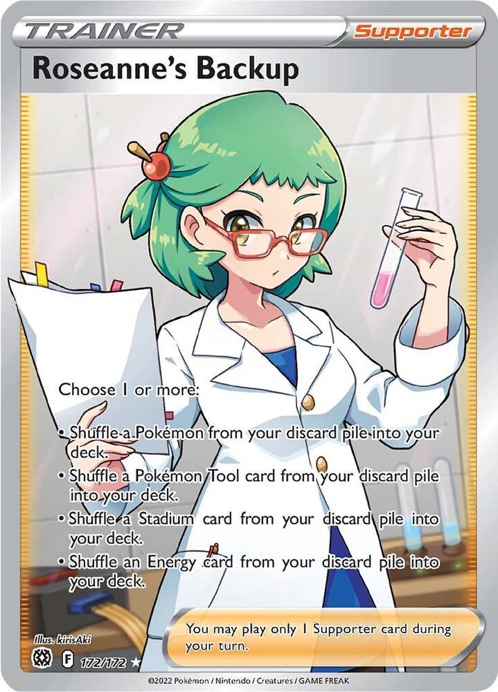 Roseannes Backup Full Art 172/172 (SWSH09: Brilliant Stars)  - Holofoil | Good Games Adelaide SA