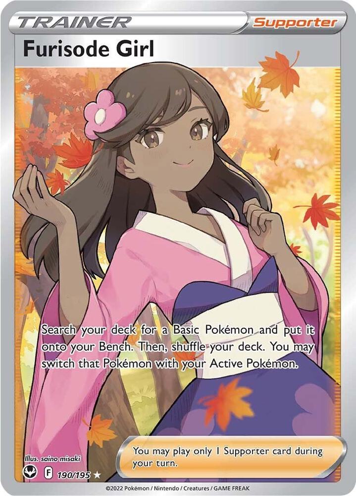 Furisode Girl Full Art 190/195 (SWSH12: Silver Tempest)  - Holofoil | Good Games Adelaide SA