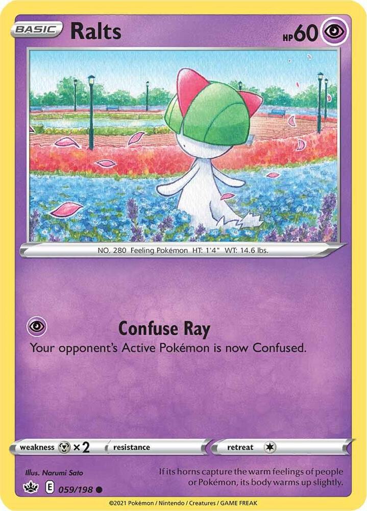 Ralts 059/198 (SWSH06: Chilling Reign)  | Good Games Adelaide SA