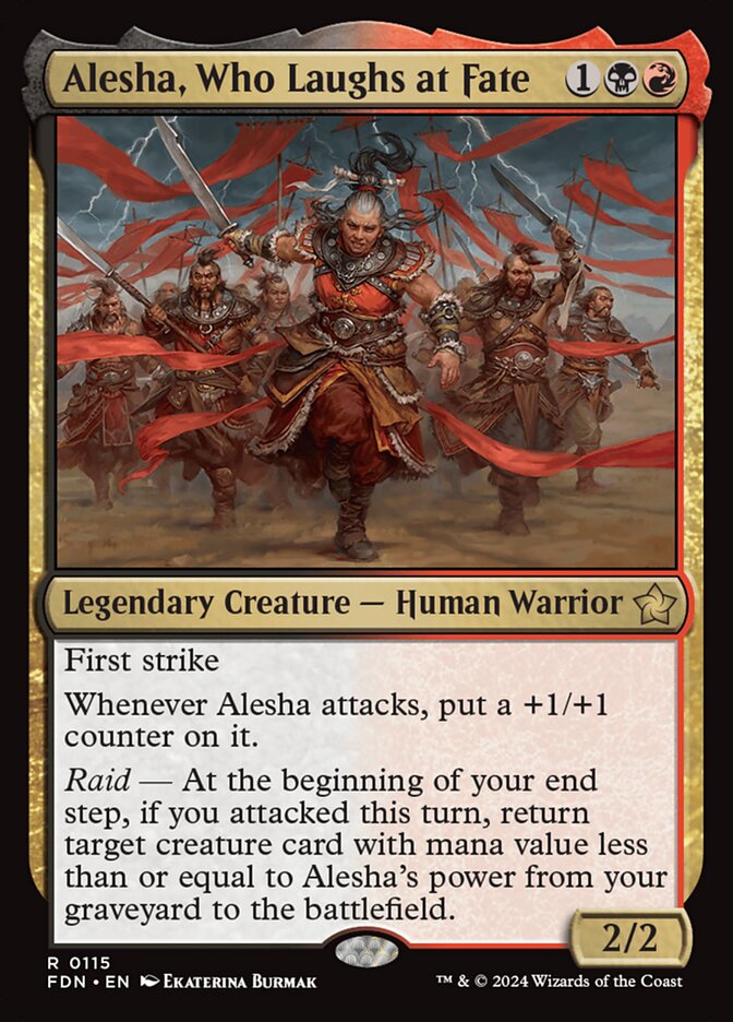 Alesha Who Laughs at Fate 115 (Foundations)  | Good Games Adelaide SA