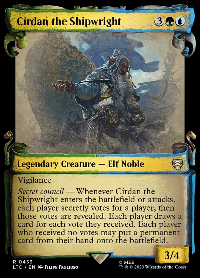 Círdan the Shipwright 453 (Commander: The Lord of the Rings: Tales of Middle-earth)  - Showcase Scroll | Good Games Adelaide SA