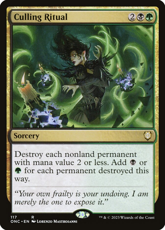 Culling Ritual 117 (Commander: Phyrexia: All Will Be One)  | Good Games Adelaide SA
