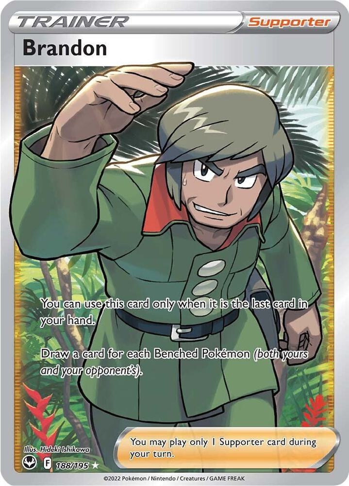 Brandon Full Art 188/195 (SWSH12: Silver Tempest)  - Holofoil | Good Games Adelaide SA
