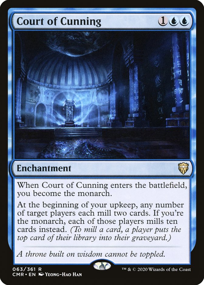Court of Cunning 63 (Commander Legends)  - Foil | Good Games Adelaide SA