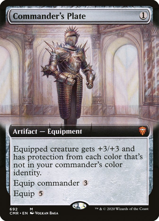 Commander's Plate 692 (Commander Legends)  - Extended Art Foil | Good Games Adelaide SA