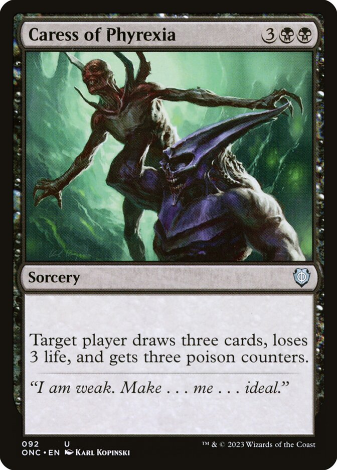 Caress of Phyrexia 92 (Commander: Phyrexia: All Will Be One)  | Good Games Adelaide SA