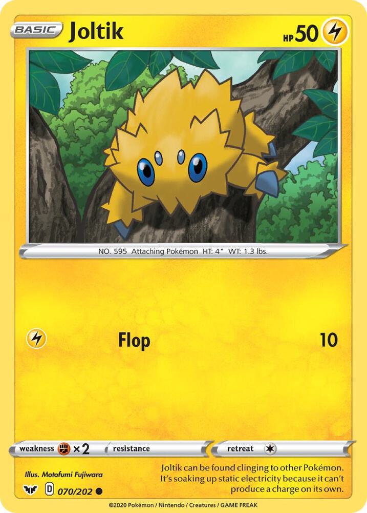 Joltik 070/202 (SWSH01: Sword & Shield Base Set)  | Good Games Adelaide SA