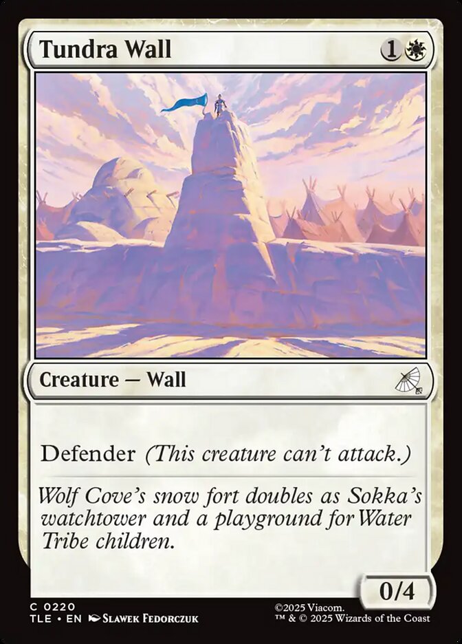 Tundra Wall 220 (Avatar: The Last Airbender: Eternal-Legal)  | Good Games Adelaide SA
