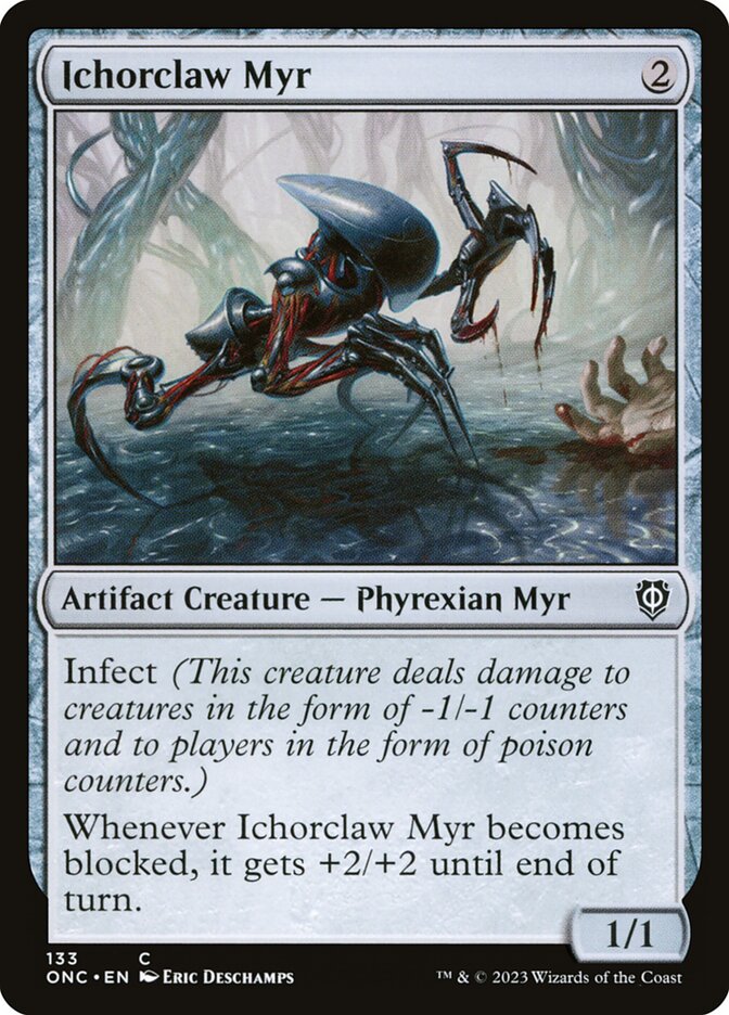 Ichorclaw Myr 133 (Commander: Phyrexia: All Will Be One)  | Good Games Adelaide SA