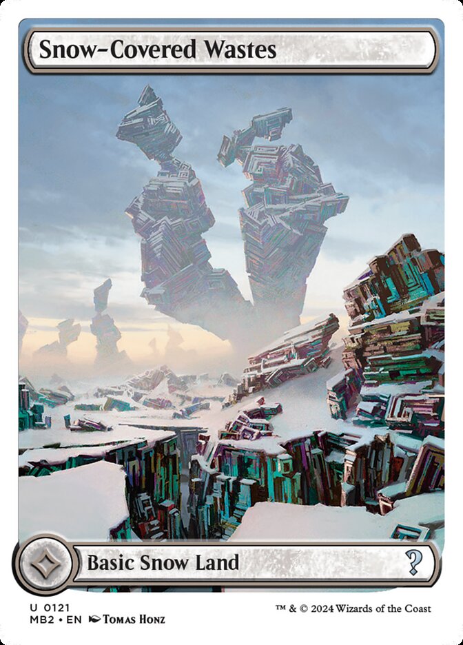 Snow-Covered Wastes 121 (Mystery Booster 2)  | Good Games Adelaide SA