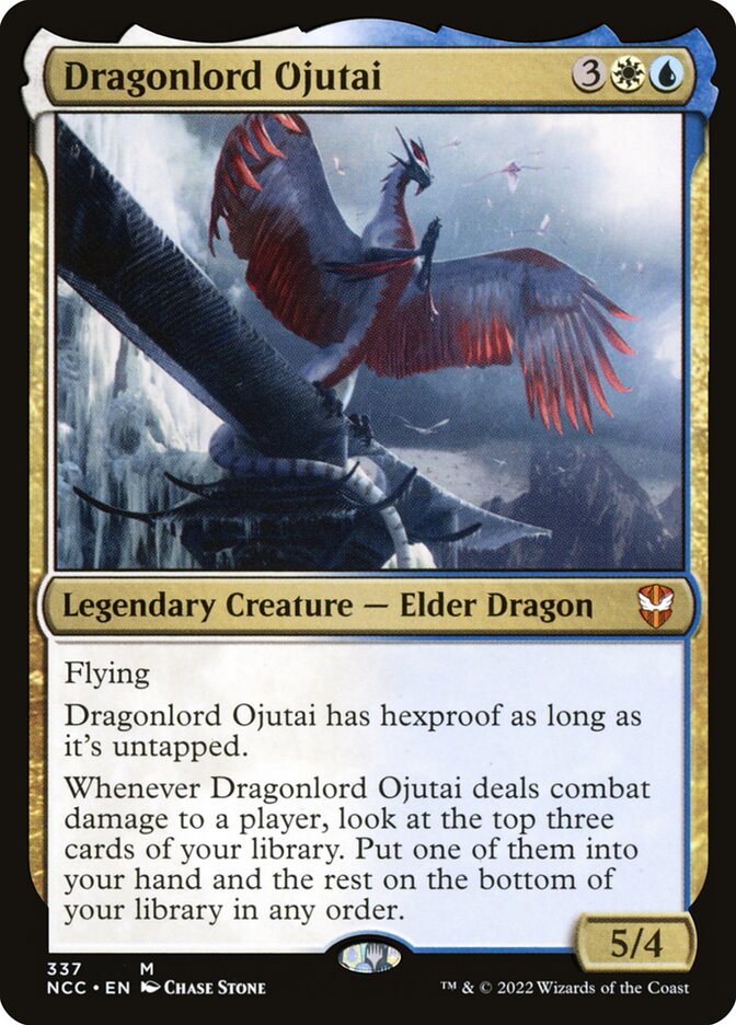 Dragonlord Ojutai 337 (Commander: Streets of New Capenna)  | Good Games Adelaide SA