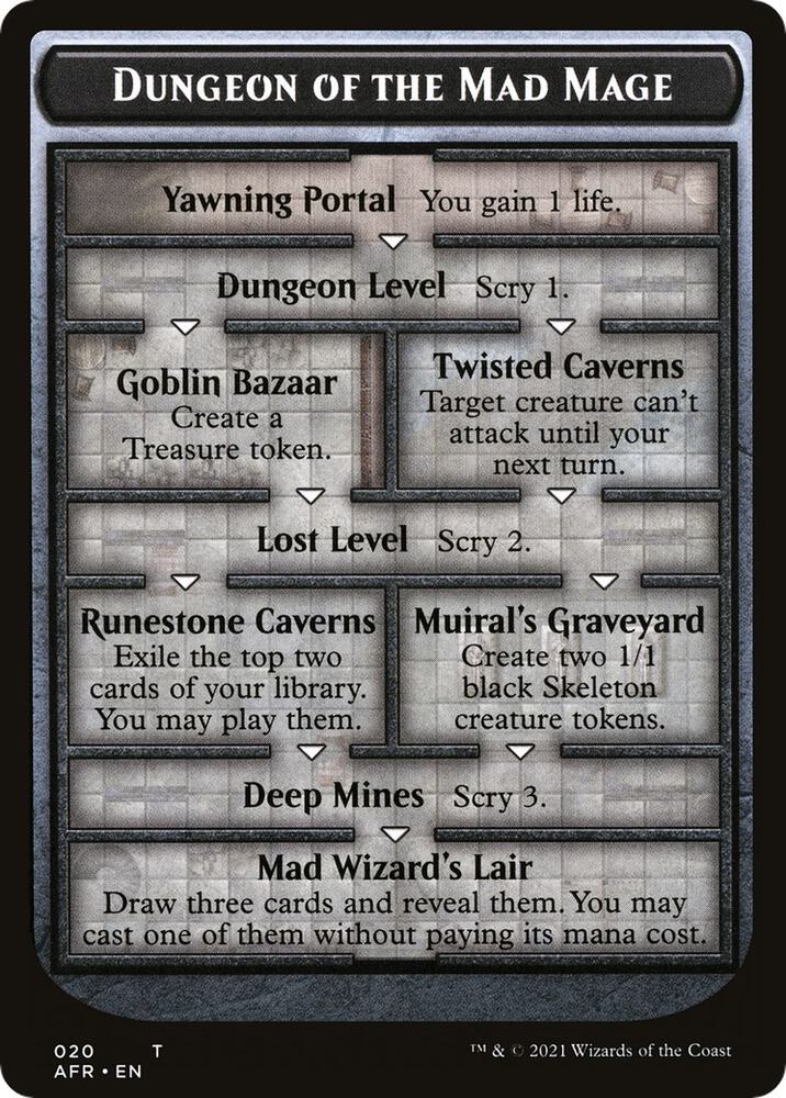 Dungeon of the Mad Mage Tomb of Annihilation Double Sided Token 20 // 22 (Adventures in the Forgotten Realms)  | Good Games Adelaide SA