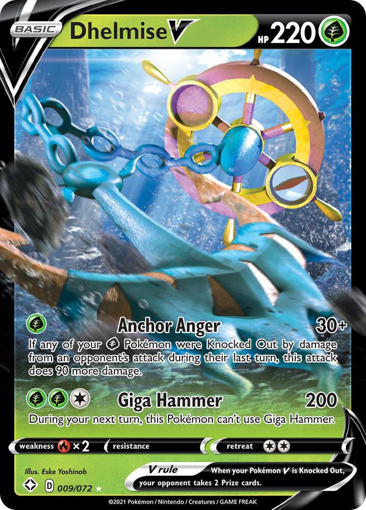 Dhelmise V 009/072 (Shining Fates)  - Holofoil | Good Games Adelaide SA
