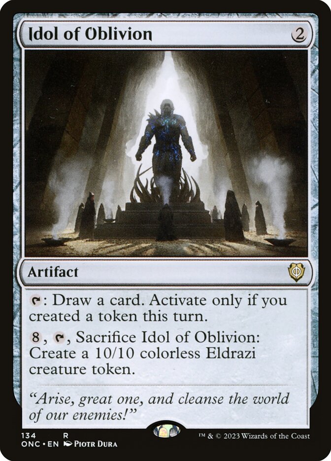 Idol of Oblivion 134 (Commander: Phyrexia: All Will Be One)  | Good Games Adelaide SA