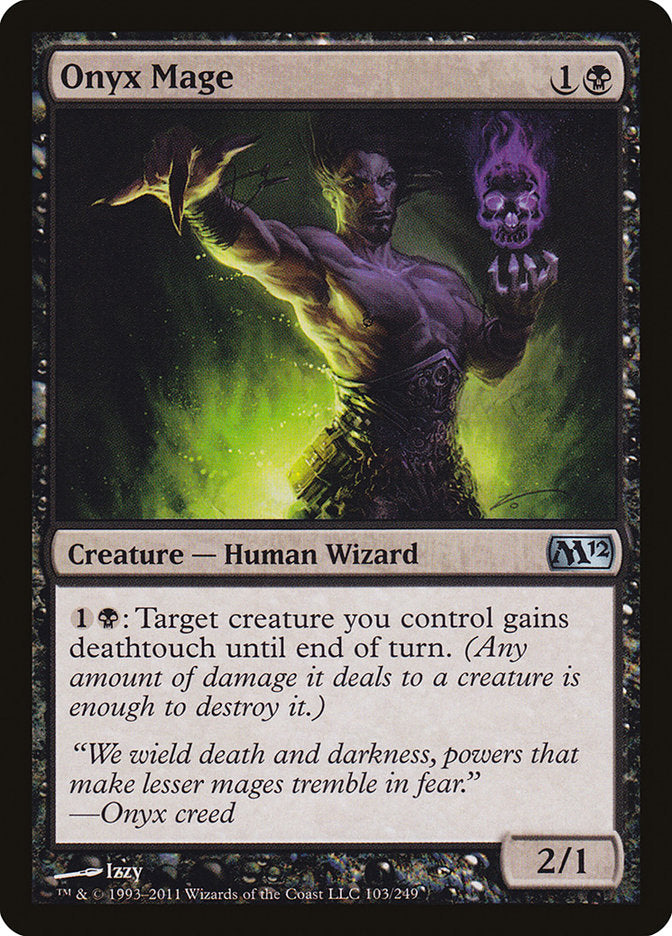 Onyx Mage 103 (Magic 2012 (M12))  - Foil | Good Games Adelaide SA
