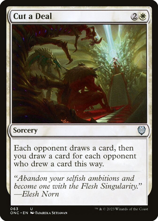 Cut a Deal 63 (Commander: Phyrexia: All Will Be One)  | Good Games Adelaide SA
