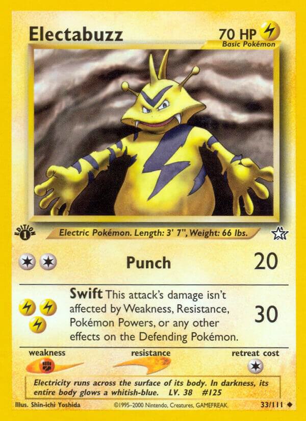 Electabuzz 033/111 (Neo Genesis)  - 1st Edition | Good Games Adelaide SA