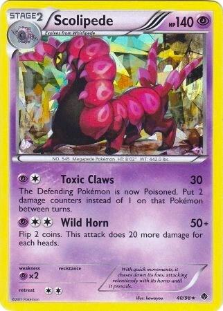 Scolipede 40 98 BW Emerging Powers 040/098 (Deck Exclusives)  - Holofoil | Good Games Adelaide SA