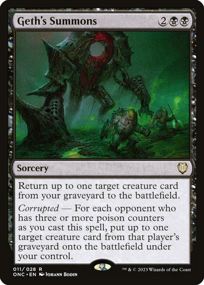 Geth's Summons 11 (Commander: Phyrexia: All Will Be One)  | Good Games Adelaide SA