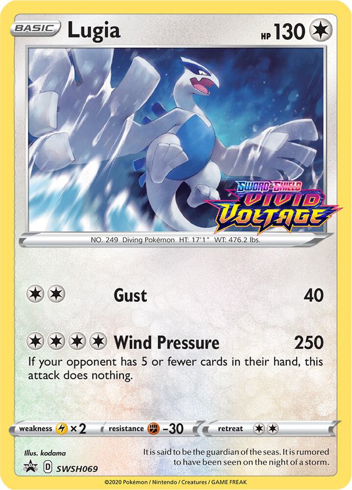 Lugia Prerelease SWSH069 (SWSH: Sword & Shield Promo Cards)  - Holofoil | Good Games Adelaide SA