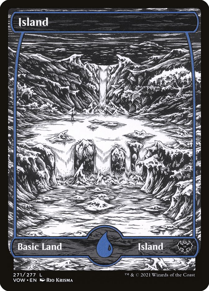 Island 271 (Innistrad: Crimson Vow)  - Foil | Good Games Adelaide SA