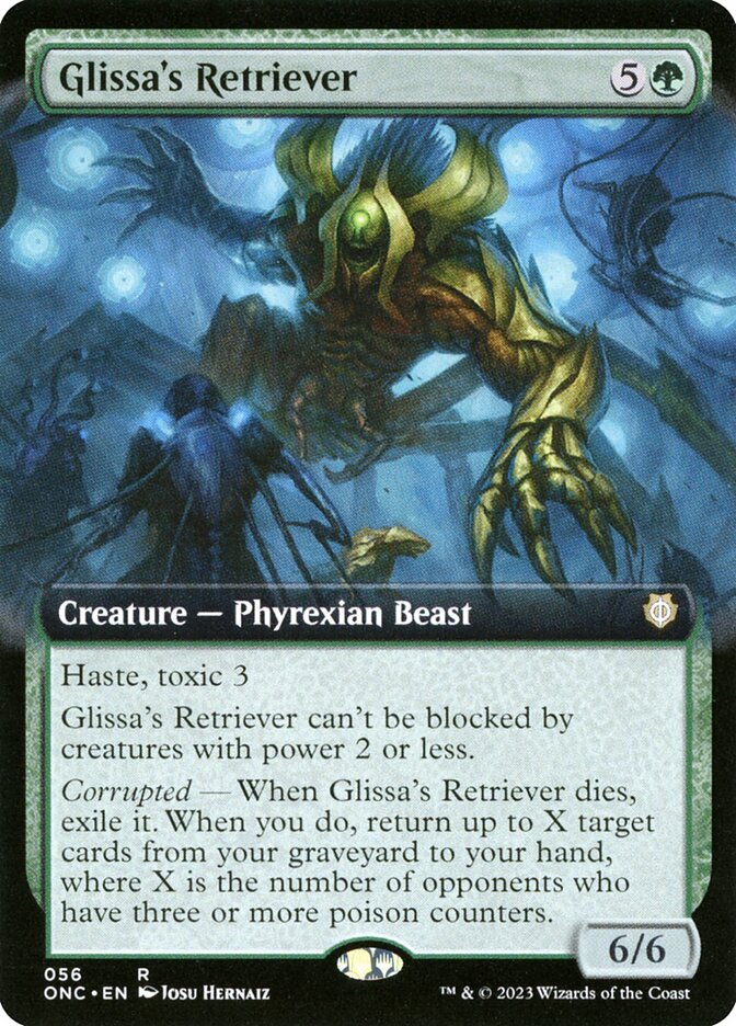 Glissa's Retriever 56 (Commander: Phyrexia: All Will Be One)  - Extended Art | Good Games Adelaide SA